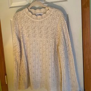 North Style off white sweater XL